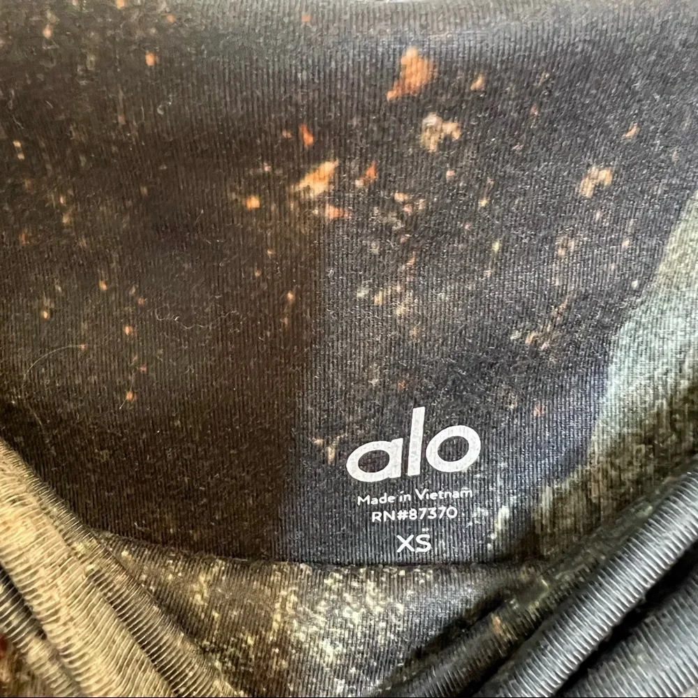 Alo yoga Airbrush High Waist Cropped Leggings Capri Canyon Size XSmall